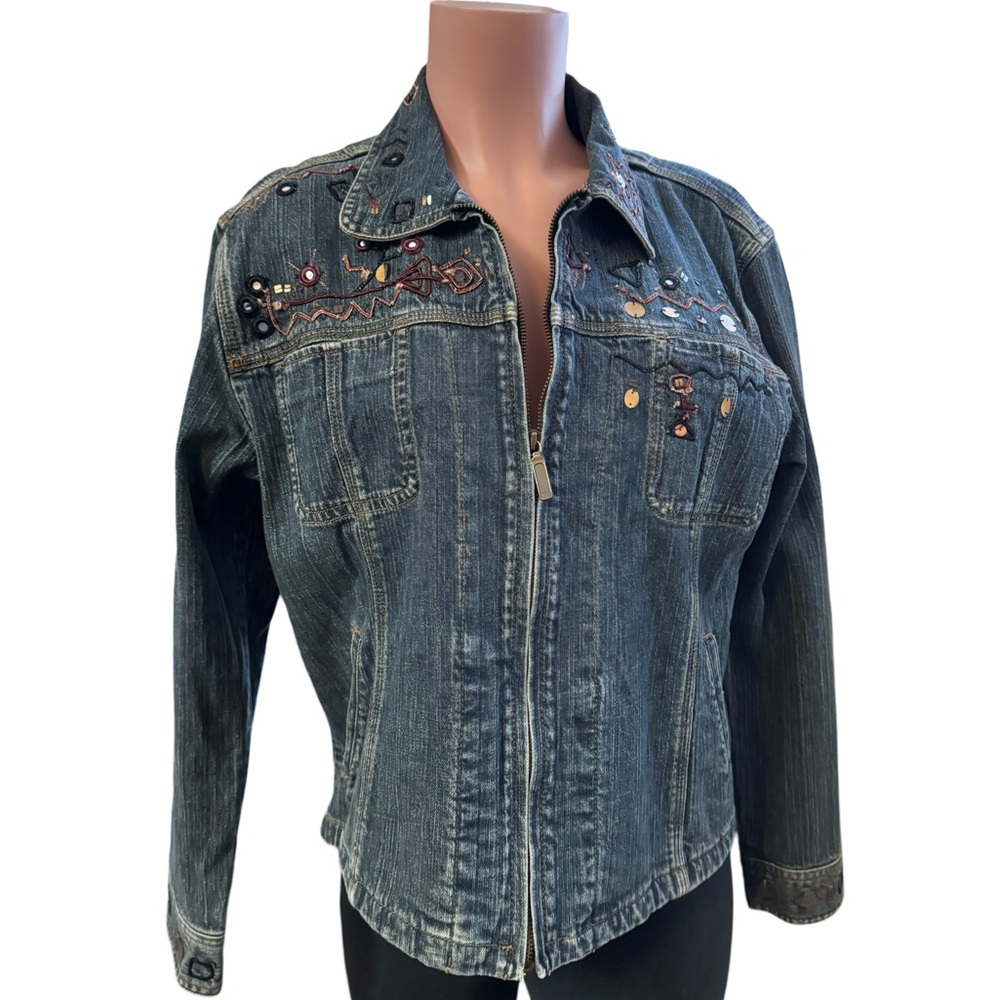Embroidered Denim Jacket